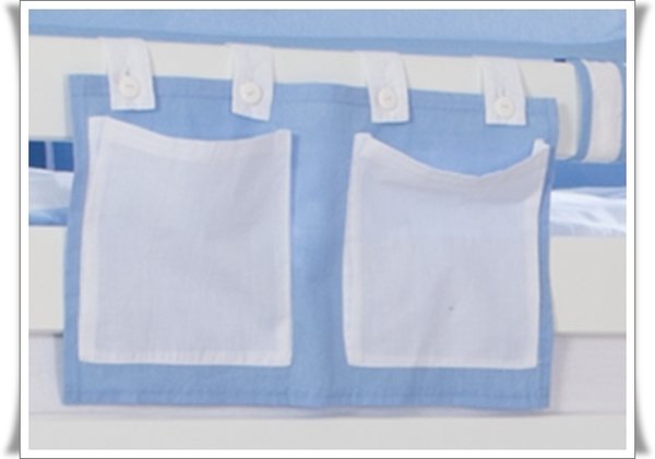 Stofftasche Seitentasche für Hochbett oder Etagenbett BlauBoy