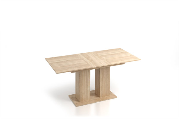 Säulentisch Tisch Ausziehbar Esstisch Küchentisch Esszimmertisch in 3 Farben